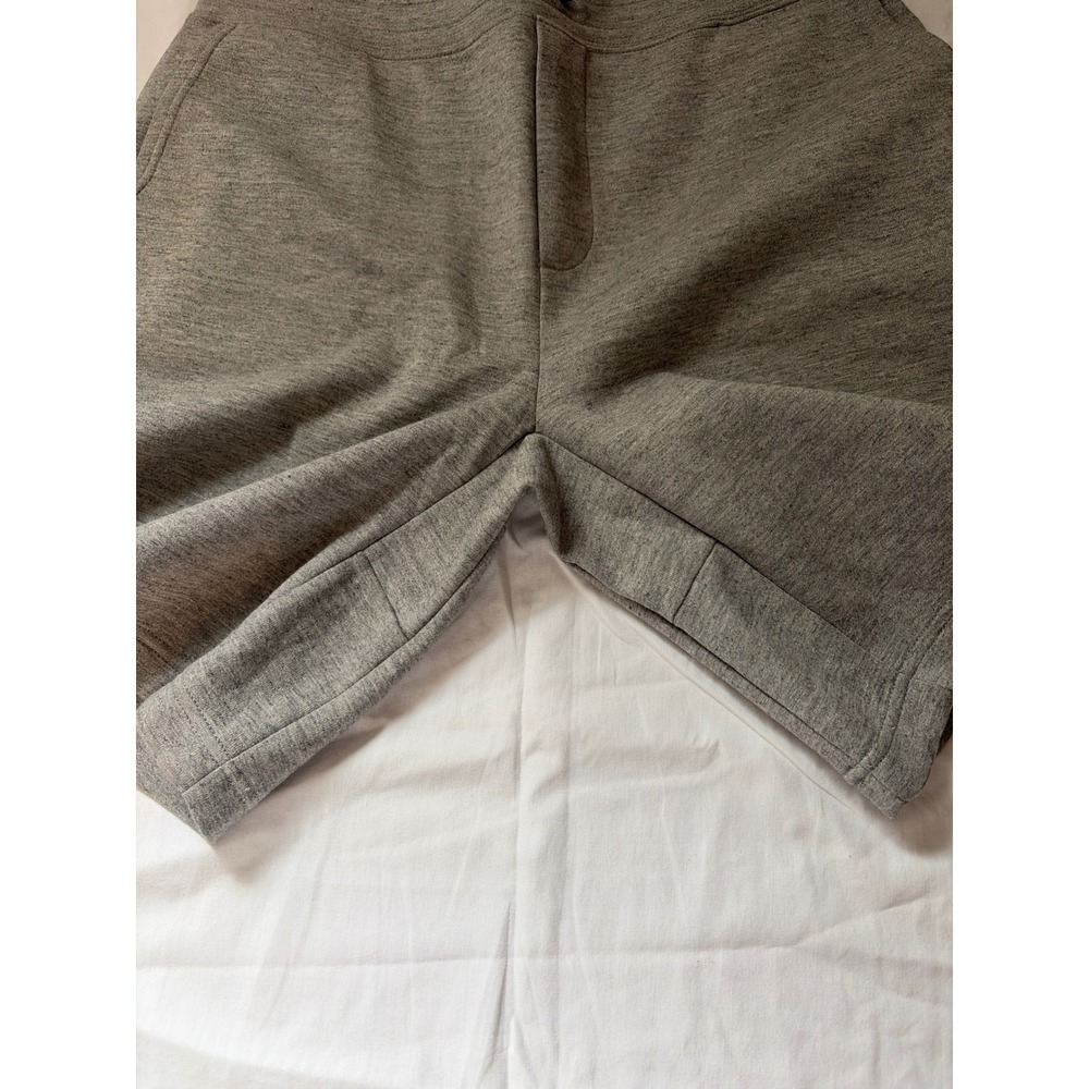 Polo Ralph Lauren Mens Heather Gray Tech Fleece Sweat Shorts Pony Logo Large - Picture 5 of 8